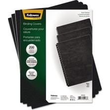 Valor Fellowes – Classic "presentation Cover, 8 – 3/4" X11 – 1/4, 200/PK, Black, Sold As 1 Paket, FEL5213