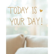 Valor Today Is Your Day Lined Journal With Greeting Card Cover In One: Motivational Front Cover And Stock