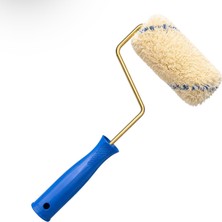 Valor (1 Adet) 10 cm Süperlüks Dış Cephe Için Boya Rulosu Premium Mavi Saplı Boya Rulosu