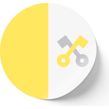 İberk 24 Adet - 7 cm Sticker Etiket - Vektörel Ülke Bayraklı Vatican City Vatikan Bayrağı