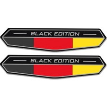 Valor Black Edition Alman Bayraklı 3D Sticker