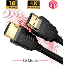 MGZ HDMI 2.0 4K Ultra Hd 60 Hz Ses ve Görüntü Aktarım Kablosu 2 Metre 4.6 33