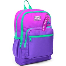Valor Coral High Dört Bölmeli Pembe Mor Renk Geçişli Ilkokul Sırt Çantası - Kız Çocuk