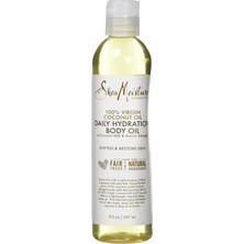 Valor Shea MOISTURE%100 Virgin Hindistan Cevizi Yağı Günlük Hidrasyon Vücut Yağı, 8 Ounce