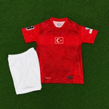 Breathless Türkiye Fifa 2026 Dünya Kupası Isimsiz Çocuk Forması 2'li Set (Red)