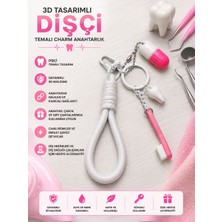 Dinç Spor 3D Tasarımlı Dişçi Temalı Charm Anahtarlık