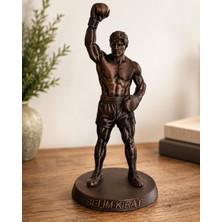 Vitrin XL Kişiye Özel Boksör/dövüşçü Bronz Renk 18 cm