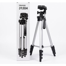 Közen Profesyonel 3120A Taşınabilir Tripod (420G Ultra Hafif) - 4 Kademeli Alüminyum Ayaklı 102CM Çekim Standı