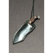 Depo Trend Depotrend Mini-Hunter "doğa" Ahşap Saplı Kolye Bıçak