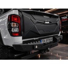L200 Işıklı Arka Çelik Tampon