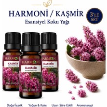 Harmoni Kaşmir Çiçeği Esansiyel Uçucu Koku 3X10ML Difüzör Esansı Buhurdanlık Yağı ve Oda Kokusu