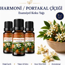 Harmoni Portakal Çiçeği Esansiyel Uçucu Koku 3x10ML Difüzör Esansı Buhurdanlık Yağı ve Oda Kokusu