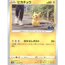 Pikachu 027/071 Japanese Pokemon Go – Pokemon Kartı (Mint)