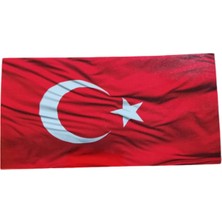 Modi Türk Bayrağı Oto Sticker Küçük Kırmızı Beyaz 16X8CM
