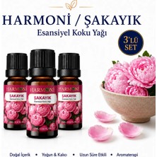 Harmoni Şakayık Çiçeği Esansiyel Uçucu Koku 3X10ML Difüzör Esansı Buhurdanlık Yağı ve Oda Kokusu