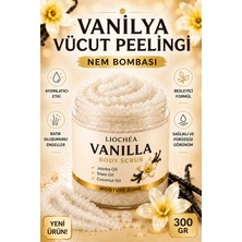 Liochea Vanilya Özlü Body Scrub Besleyici Arındırıcı Batık Karşıtı Yoğun Nemlendirici El- Vücut Peelingi 300 gr