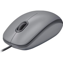 1001 M110 USB Kablolu Sessiz Mouse, Dizüstü Bilgisayar, Notebook, Pc ve Mac Için Quiet Click Teknoloji