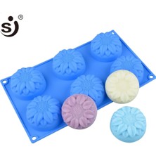 1001 Siliko World Silikon Kek Pasta Sabun Mum ve Epoksi Kalıbı, Kahverengi