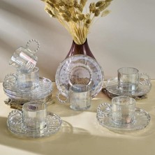1001 Ringo Line Lüster Altı Kişilik Kahve Fincan Takımı 100 ml
