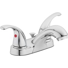 1001 15-B42WP-CH-AV Iki Saplı Banyo Lavabo Bataryası, Cilalı Krom | 1.2 Gpm Akış, 3 Delikli, Dekora