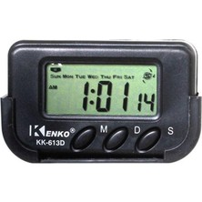 1001 Kenko KK-613D Dijital Küçük Masa-Araba Saati-Alarm-Kronometre