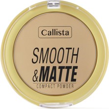 1001 Smooth Matte Compact Powder Mat Görünümlü Pudra 10 Natural Beige