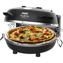 1001 Pizza Fırını, Set-Pm-27. 400°C'YE Kadar Sıcaklık, 5 Pişirme Kademesi, Pizza 4 Dakika Hazır,