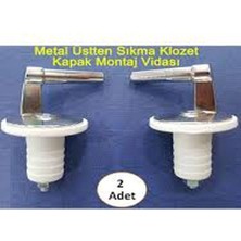1001 Metal Klozet Kapak Vidası Üstten Sıkmalı
