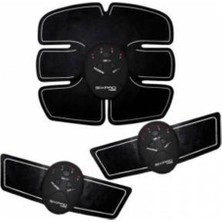 1001 Six Pack Abs Kas Geliştirici Siyah Elektronik Kemer Spor Aleti