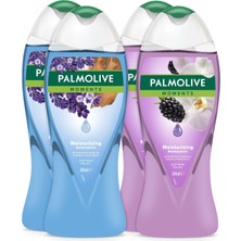 1001 Moments Lavanta Yağları ve Böğürtlen ile Nemlendirici Banyo ve Duş Jeli 500ML x 4 Adet