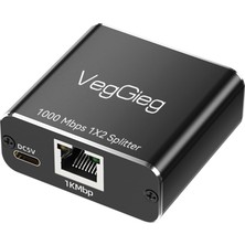 1001 1 Giriş 2 Çıkış RJ45 Gigabit Ethernet Çoklayıcı Splitter Adaptör