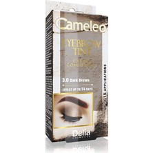 1001 Delia Cameleo Eyebrow Tint Amonyaksız Kaş Boyası Koyu Kahve