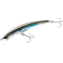 1001 Yo-Zuri (8.9cm, Silver Bronze) - Crystal 3D Minnow Floating Lure