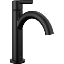1001 Faucet Nicoli Mat Siyah Banyo Bataryası, Tek Delikli Banyo Bataryası, Tek Saplı Banyo Bataryası,