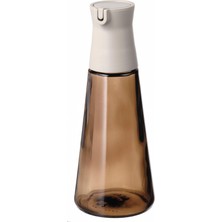 1001 Yağdanlık Cam 19 cm Kahverengi-Amber Renk 19 Cm, 1 Parça
