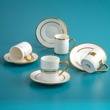 1001 Luces Gold 4 Kişilik Kahve Fincan Takımı