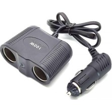 1001 Araç Çakmak Çoklayıcı Dual Çakmak Çoklayıcı 12/24V 100W