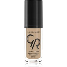 1001 Total Cover 2si1 Arada Kapatıcı ve Fondöten No: 06 Taupe - 30 ml