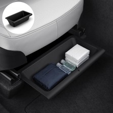 1001 Tesla Model Y Juniper 2026-2025 Koltuk Altı Çekmece Organizer Saklama Kutusu TO222J Siyah - ACP106