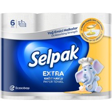 1001 Extra Havlu, 6'lı Yağ Emici