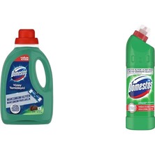 1001 Yüzey Temizleyici Yoğun Kıvam Çam 1500 Ml(1) Domestos Yoğun Kıvamlı Çamaşır Suyu Maksimum