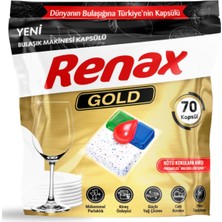 1001 Gold Bulaşık Makinesi Kapsülü, 70 Adet