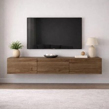 Joy Mob Beliz Tv Ünitesi Tv Sehpası Alt Modül 200 cm Ceviz Mdf