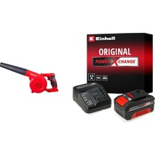 1001 Te-Cb 18/180 Li - Solo, Akülü Üfleme + Einhell 18V 4,0 Ah Pxc Starter Kit, Akü & Şarj Cihazı