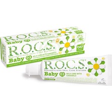 1001 Baby 0-3 Yaş Papatya Özlü Florürsüz Bebek Diş Macunu (1 x 45 G)