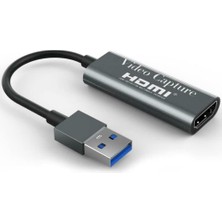 1001 4K USB 3.0 Video Capture Görüntü Yakalama Adaptörü USB 4K 1080P Akış Öğretim Video Konferan