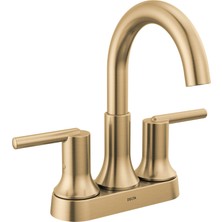1001 Faucet Trinsic Altın Banyo Bataryası, Banyo Lavabo Bataryası, Centerset, Elmas Mühür Teknolojis