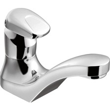 1001 Ticari Krom M-Press Tek Montajlı Ölçüm Banyo Lavabo Bataryası .5 Gpm, 8884