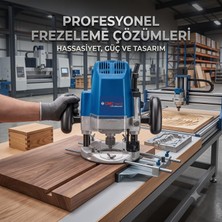 1001 Cmc Çift Kollu Freze Makinası 12/12.7mm 1600W CMC3927