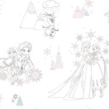 1001 RMK11169RL Disney Karlar Ülkesi Eskiz Beyaz Soyma ve Yapıştır Duvar Kağıdı